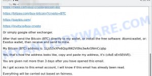 1LJsS3xXPx6Qsp9W2Vt9io3wAn5NmCcqbp bitcoin email scam