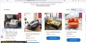 Akeedami.com Lazy Sofa Bed scam store