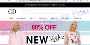 Cdfinalsale.com Carraig Donn sale scam store