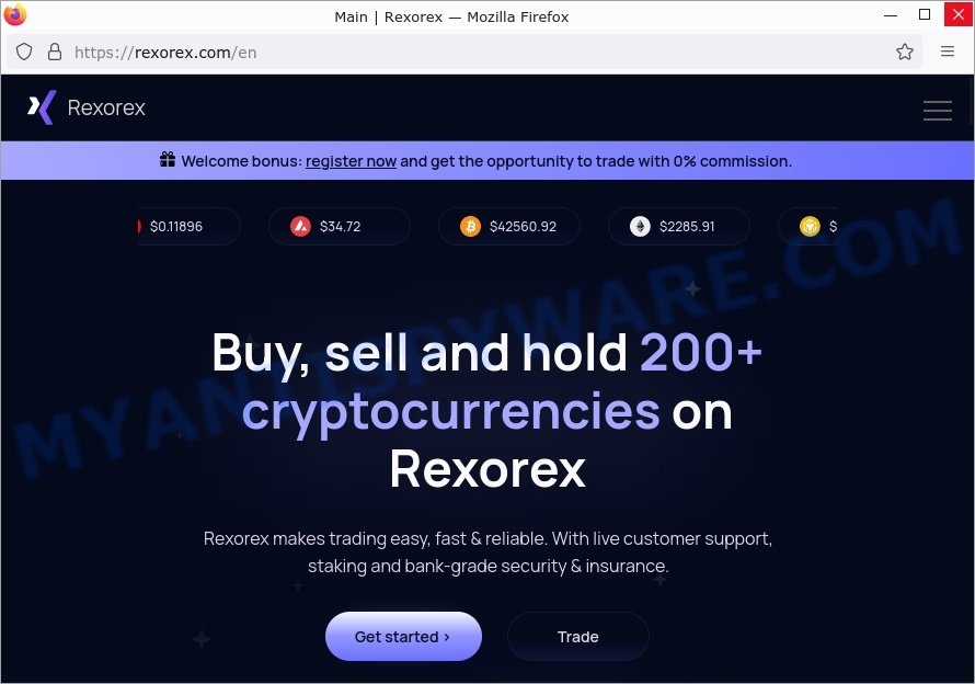 Rexorex.com bitcoin promo