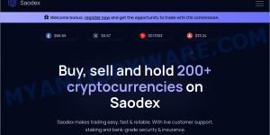 Saodex.com crypto scam