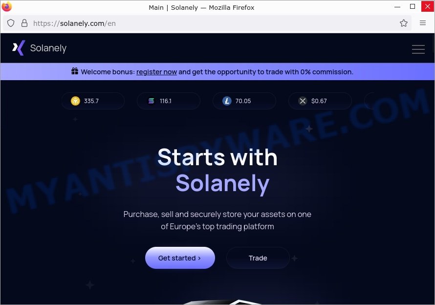 Solanely.com crypto scam