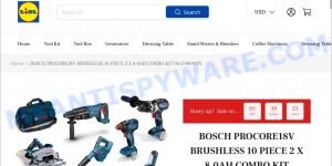 Toolsgoodbuy.com BOSCH LIDL scam store