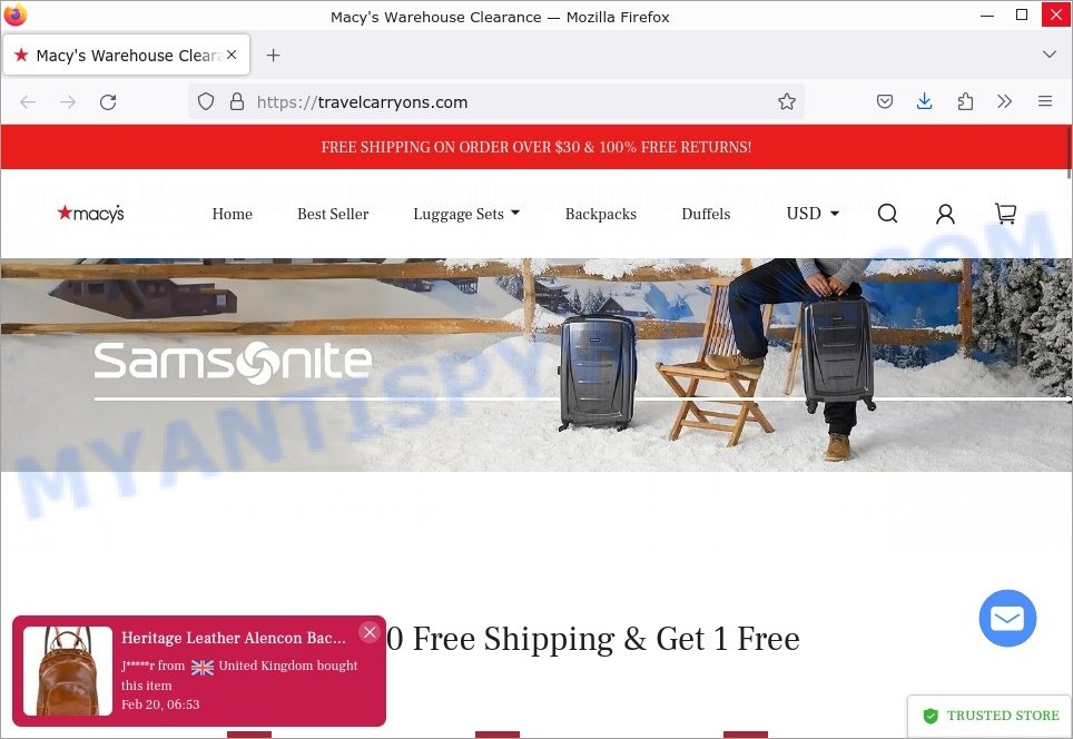 Is Macy's $9.99 'Samsonite Luggage Sets' Sale Real or Fake? Behind Facebook  Scam Ads