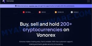 Vonorex.com crypto scam