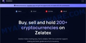 Zelatex.com crypto promo scam