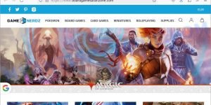 Boardgamesafarizone.com fake Gamenerdz Store scam