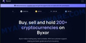 Byxor.us crypto scam