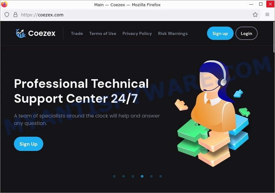 Coezex.com crypto scam