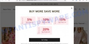 Dataitious.com fake BloomChic store scam