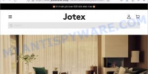 Jotexhome.shop fake Jotex store scam