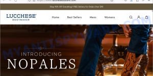 Luccheseusstore.com fake Lucchese store scam