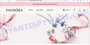 Pandorasky.com fake Pandora scam store