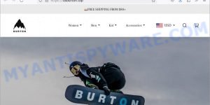 Usburton.top fake Burton store scam