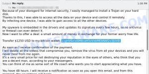 1JgJnV6zFaSM8caH5vVxkMEbNAf2v3JUVB Bitcoin Email Scam