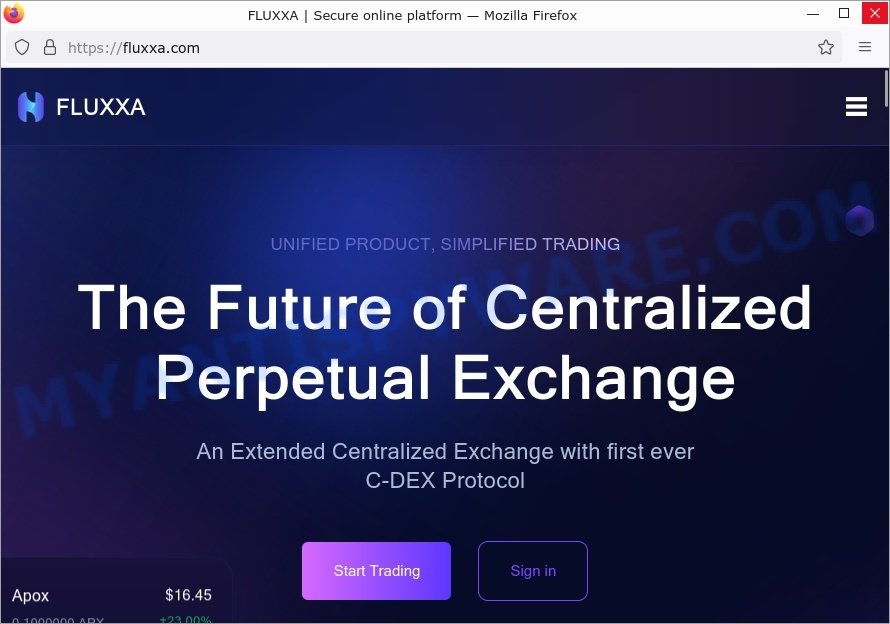 Fluxxa.com crypto scam