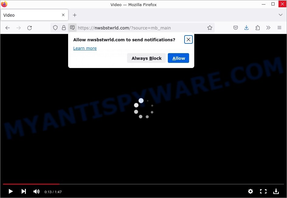 Video Nwsbstwrld.com scam