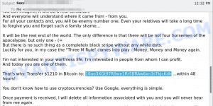 16ao3XGt97R9we1Rr5BRAw6xn3sTkJcKdh Bitcoin Email Scam