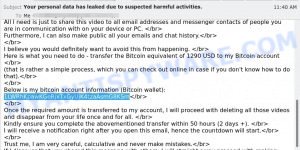 1LWRhKpawKGeRjxTxGyUjK4tzaAsmG8KSm bitcoin email scam