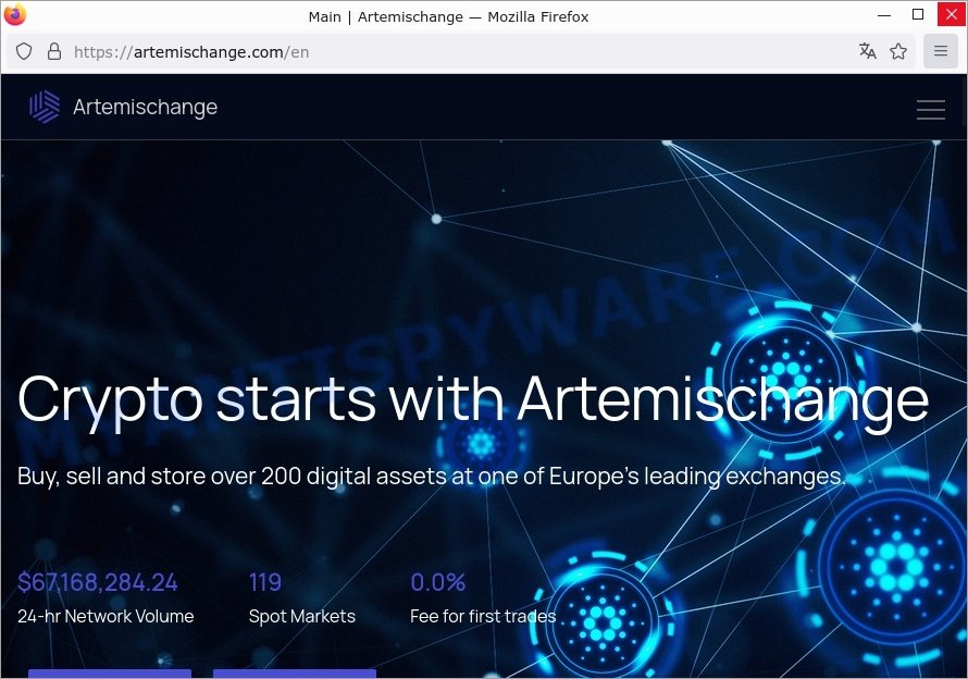 Artemischange.com crypto scam