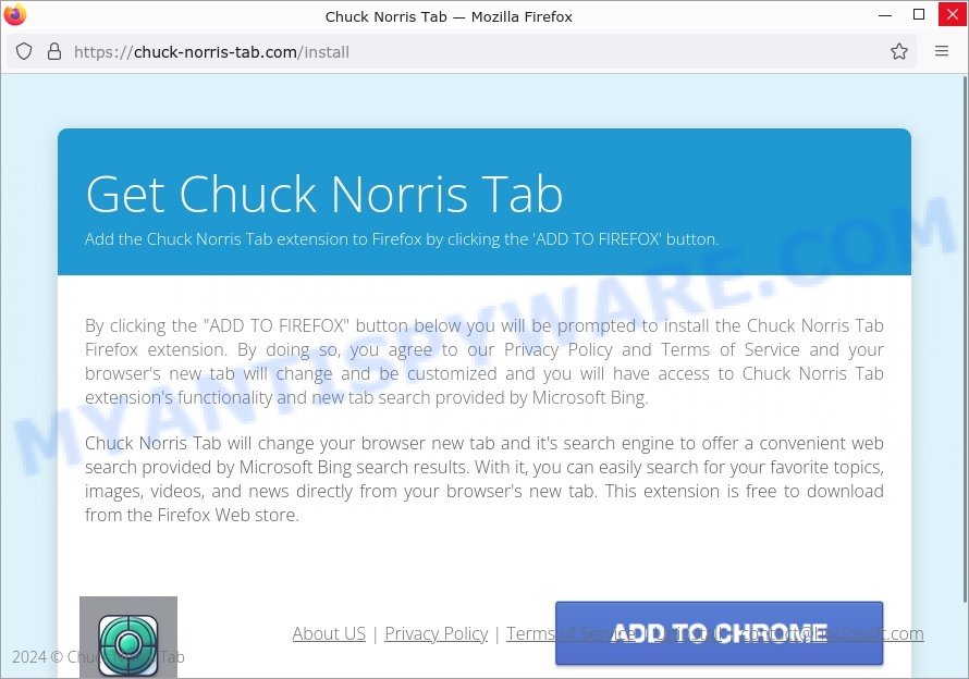 Chuck-norris-tab.com Chuck Norris Tab hijacker