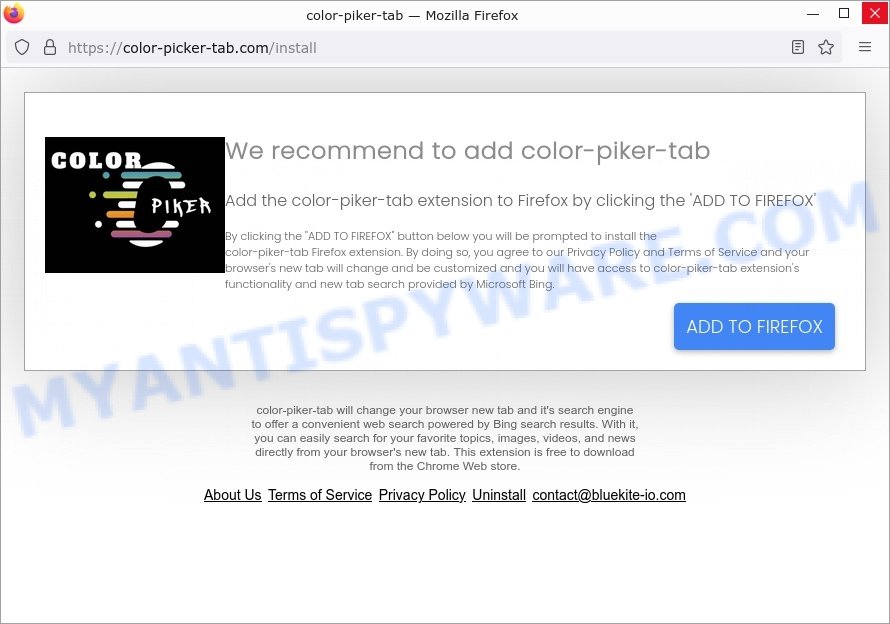 Color-picker-tab.com Color Piker Tab browser hijacker