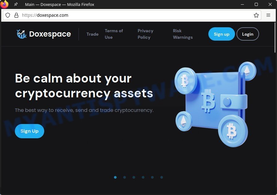 Doxespace.com crypto scam