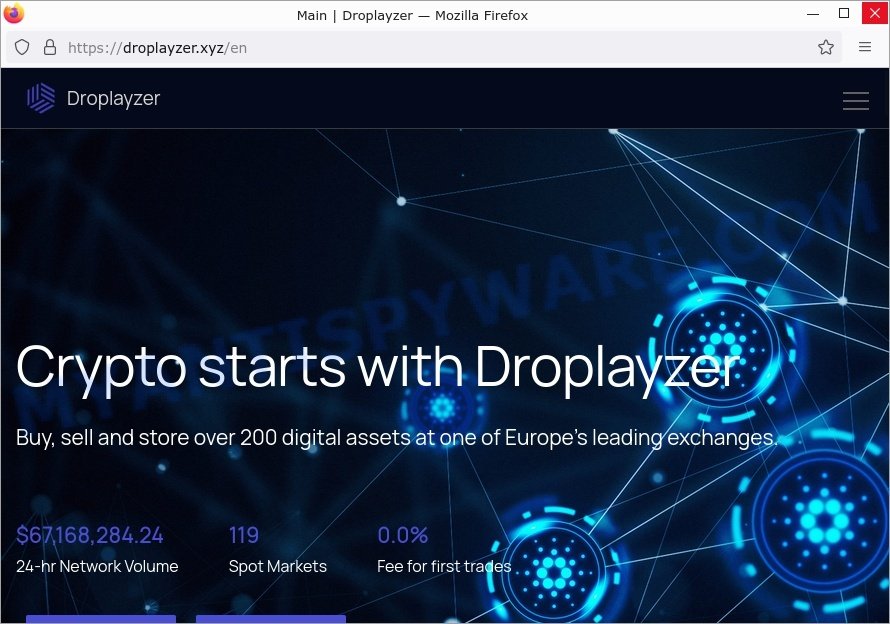 Droplayzer.xyz crypto scam