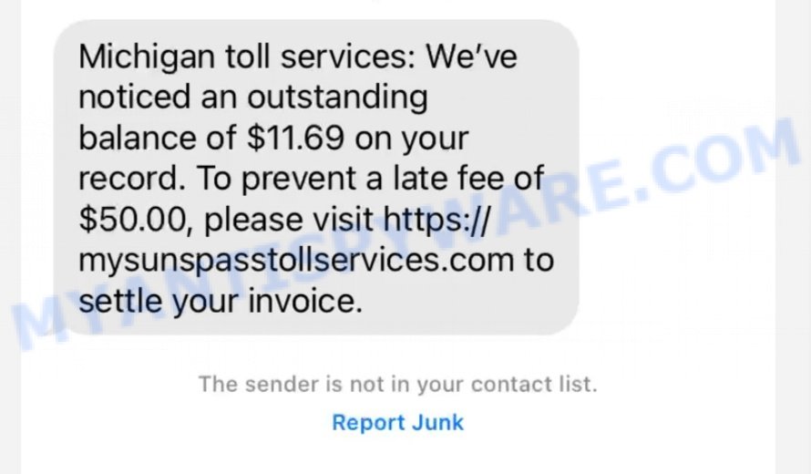 Mysunspasstollservices.com Text Scam