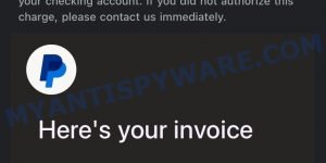 Apple Global Inc PayPal invoice email scam