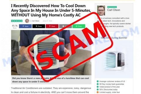BreezyComfort AC scam