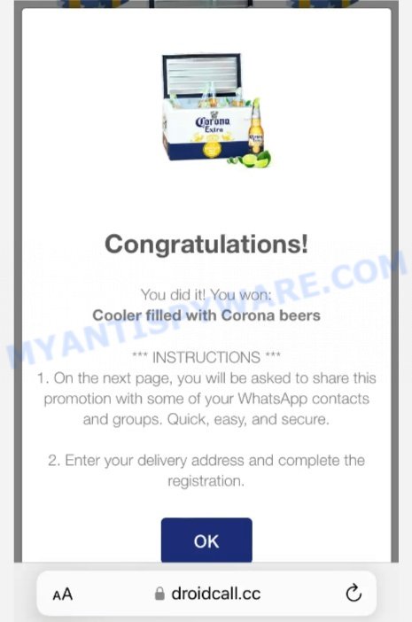 Droidcall.cc-WhatsApp-Corona-Giveaway-scam