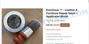 EverGloss Leather & Furniture Repair Salve Applicator Brush scam