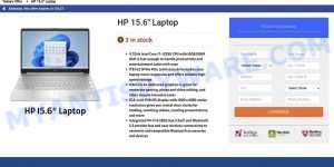 HP laptop Subscription Giveaway Scam