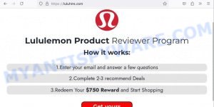 Luluhire.com Lululemon Product Reviewer Program scam