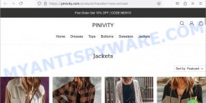 Pinivity.com fake UNTUCKit sale scam