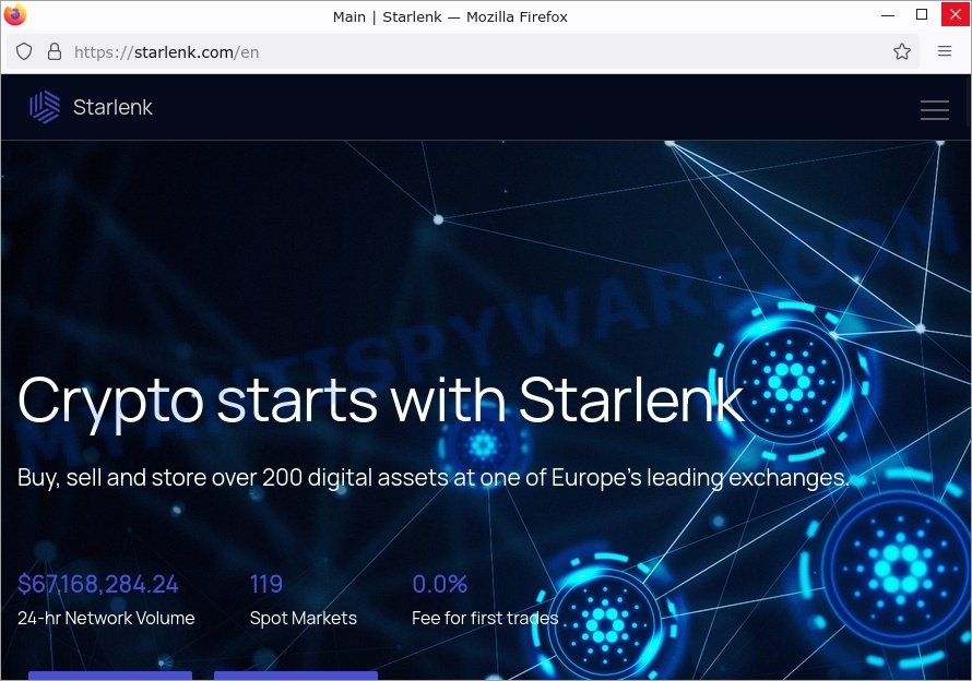 Starlenk.com crypto scam