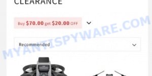 Swissfactory.online fake DJI clearance sale scam