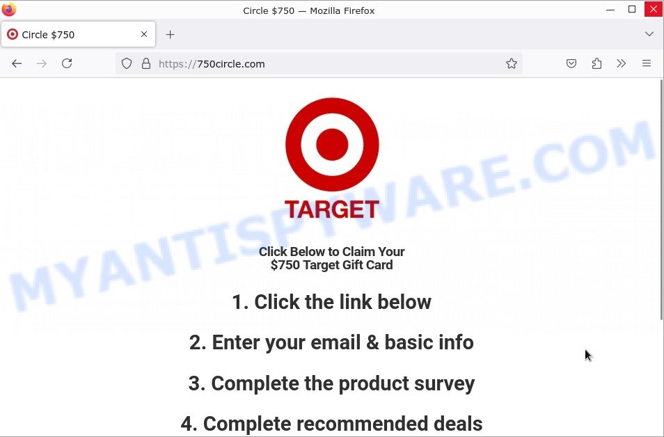 Target product reviewer 750circle.com scam