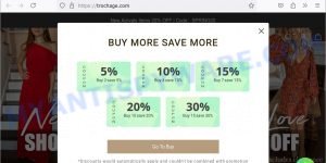 Trochage.com fake HEYDUDE sale scam