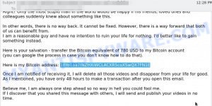 1BYo1aa7fNZHXiWCLACXR5coXSwQX7FN1E bitcoin email scam