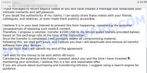 1FsnHqdYTCYCiCrxXEZRJDkriagpvhLMt1 bitcoin email scam