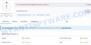 Antaresarcturus.com malware