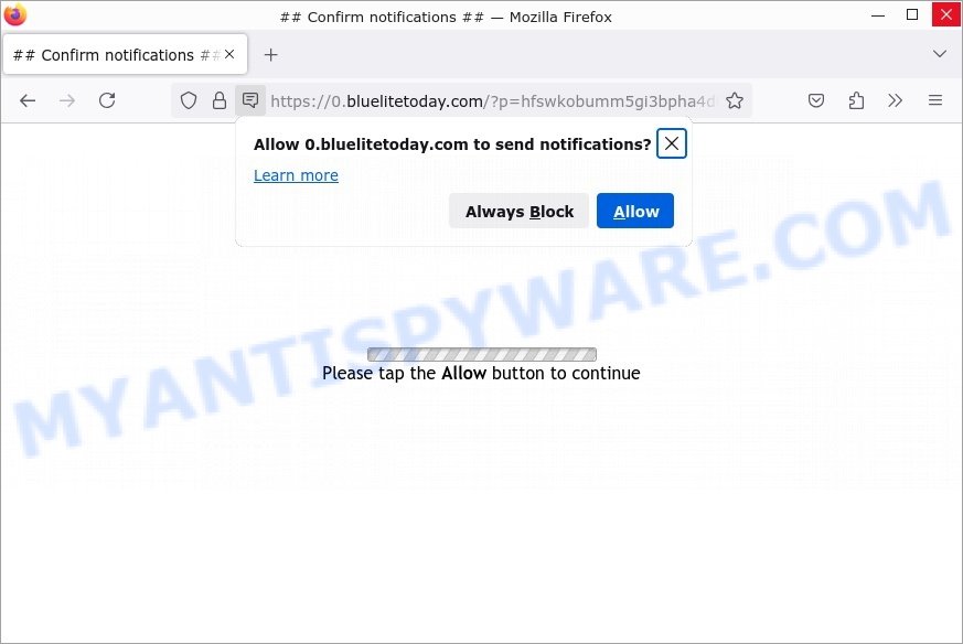 How to remove Bluelitetoday.com pop-up ads