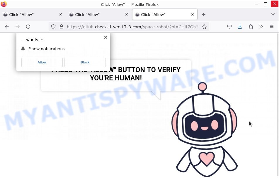 Check-tl-ver-17-3.com click Allow scam