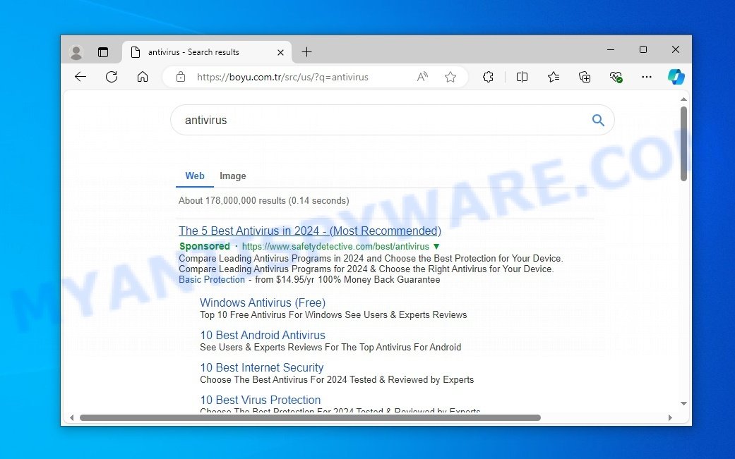 Microsoft Edge Redirect Virus removal