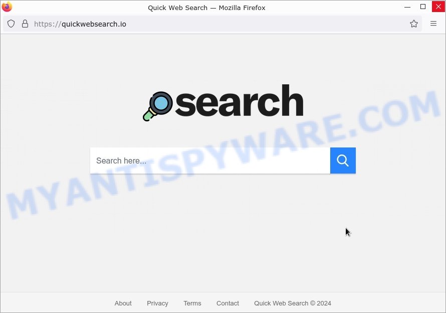 Quickwebsearch.io Quick Web Search redirect