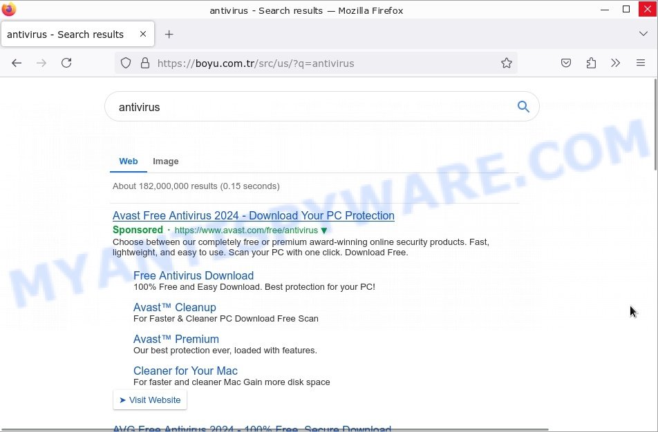 SEARCHBOX hijacker Search results