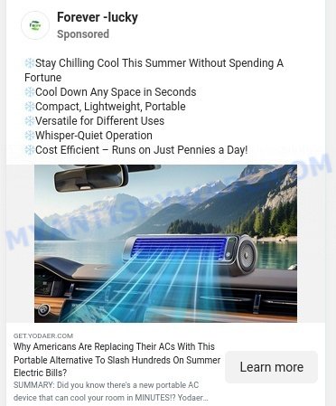 Yodaer Cooling Ace ads