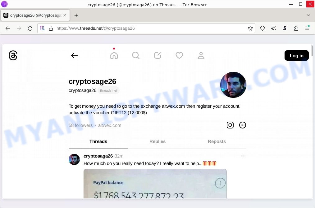 ALTWEX.com Review: Threads Bitcoin Promo Code Scams Unveiled